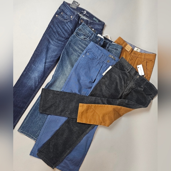 Five pairs, size 8/10 boys designer jeans and pants bundle. NWT - Picture 9 of 9